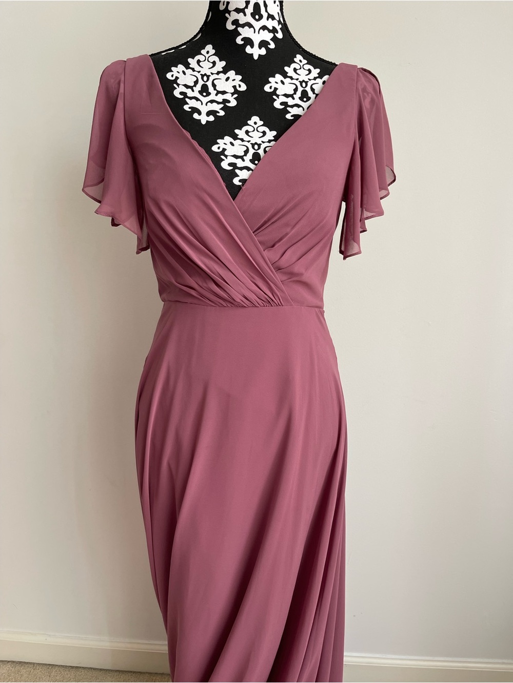 Chic Mauve Maxi Dress